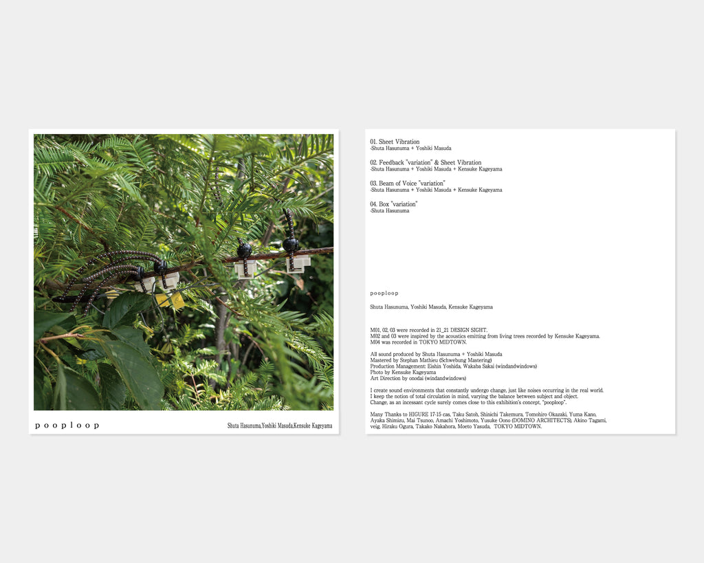 Shuta Hasunuma, Yoshiki Masuda, Kensuke Kageyama : pooploop (CD)