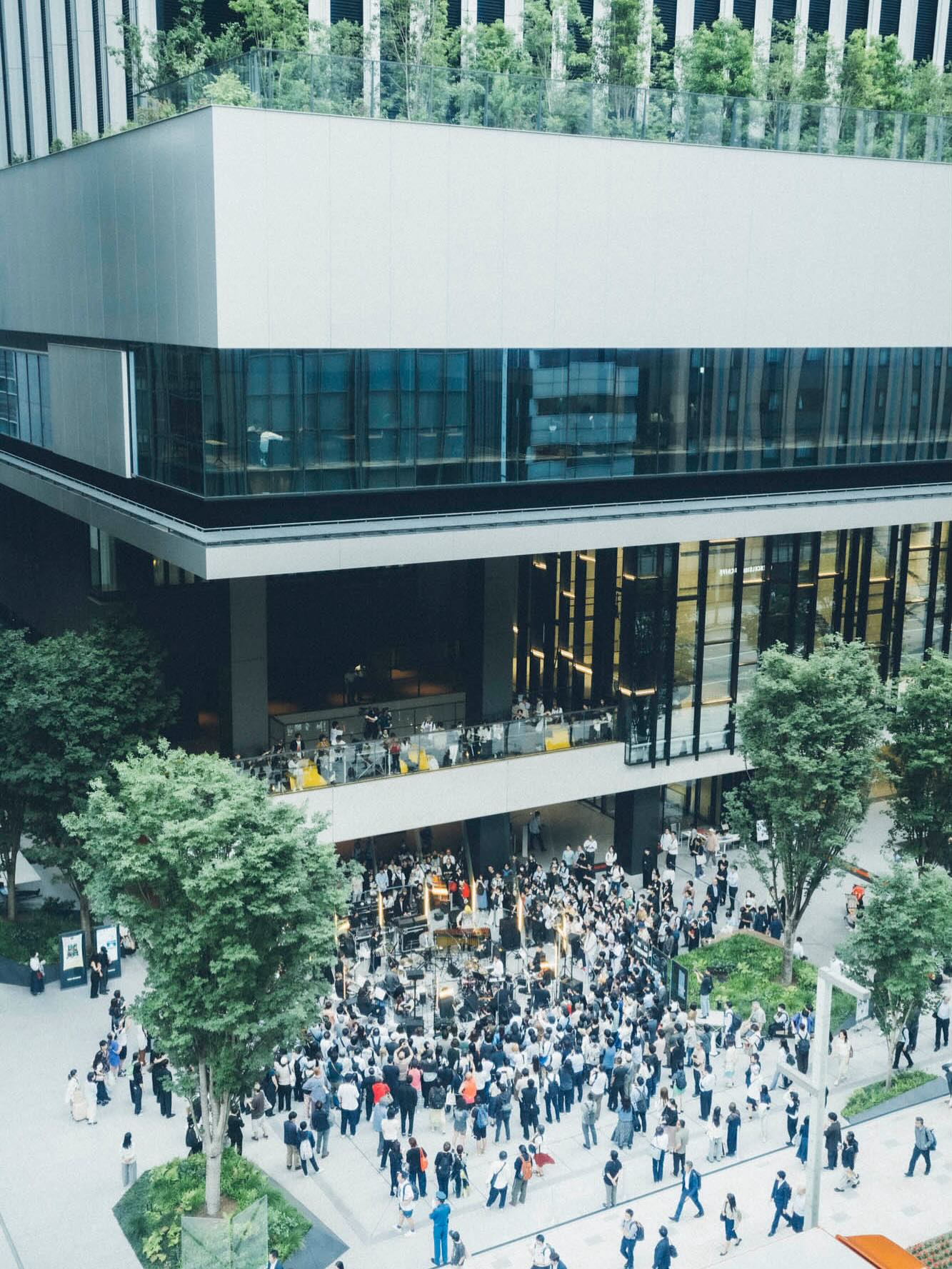 蓮沼執太フィル TODA BUILDING LIVE “都市と合奏”