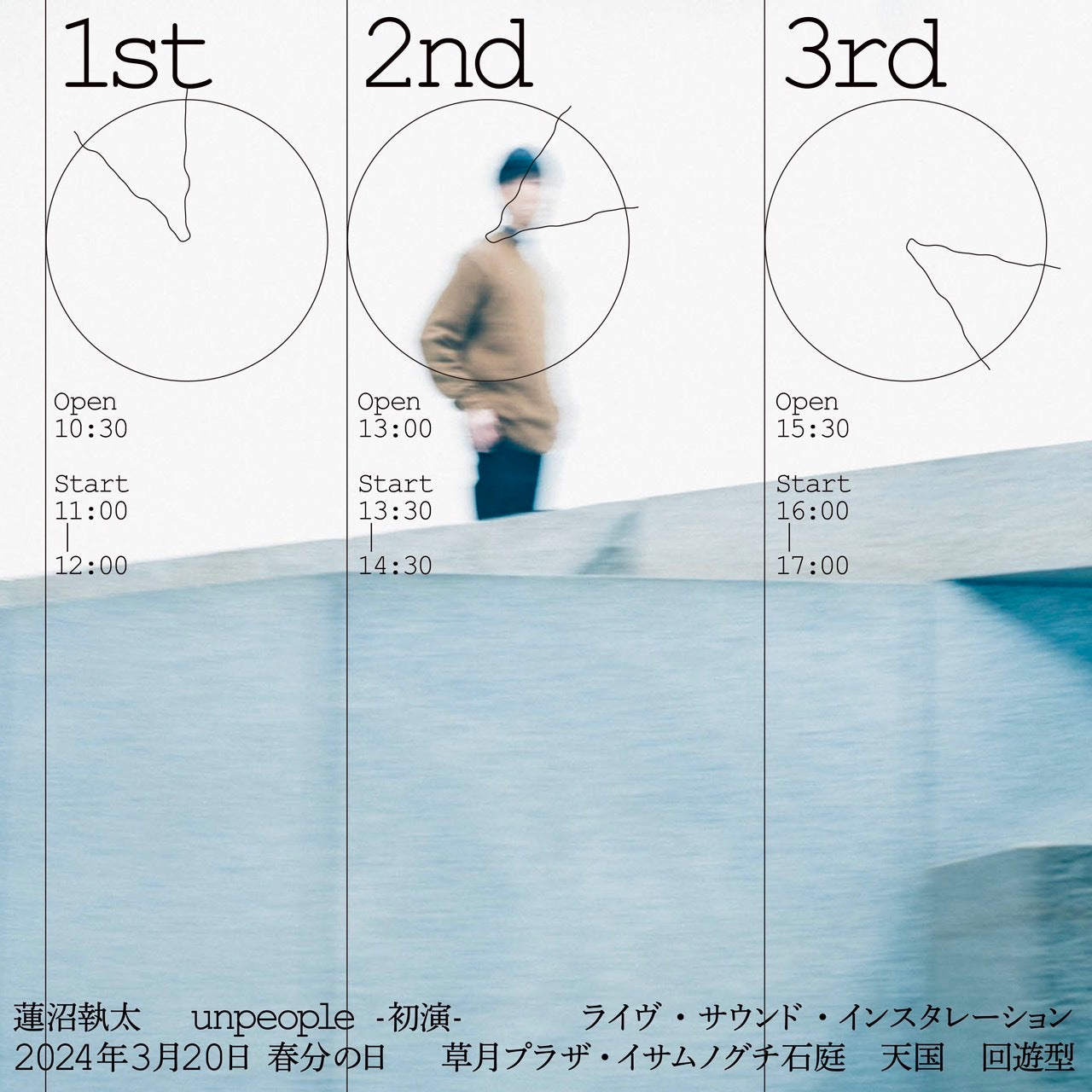 unpeople -初演- ライヴ・サウンド・インスタレーション