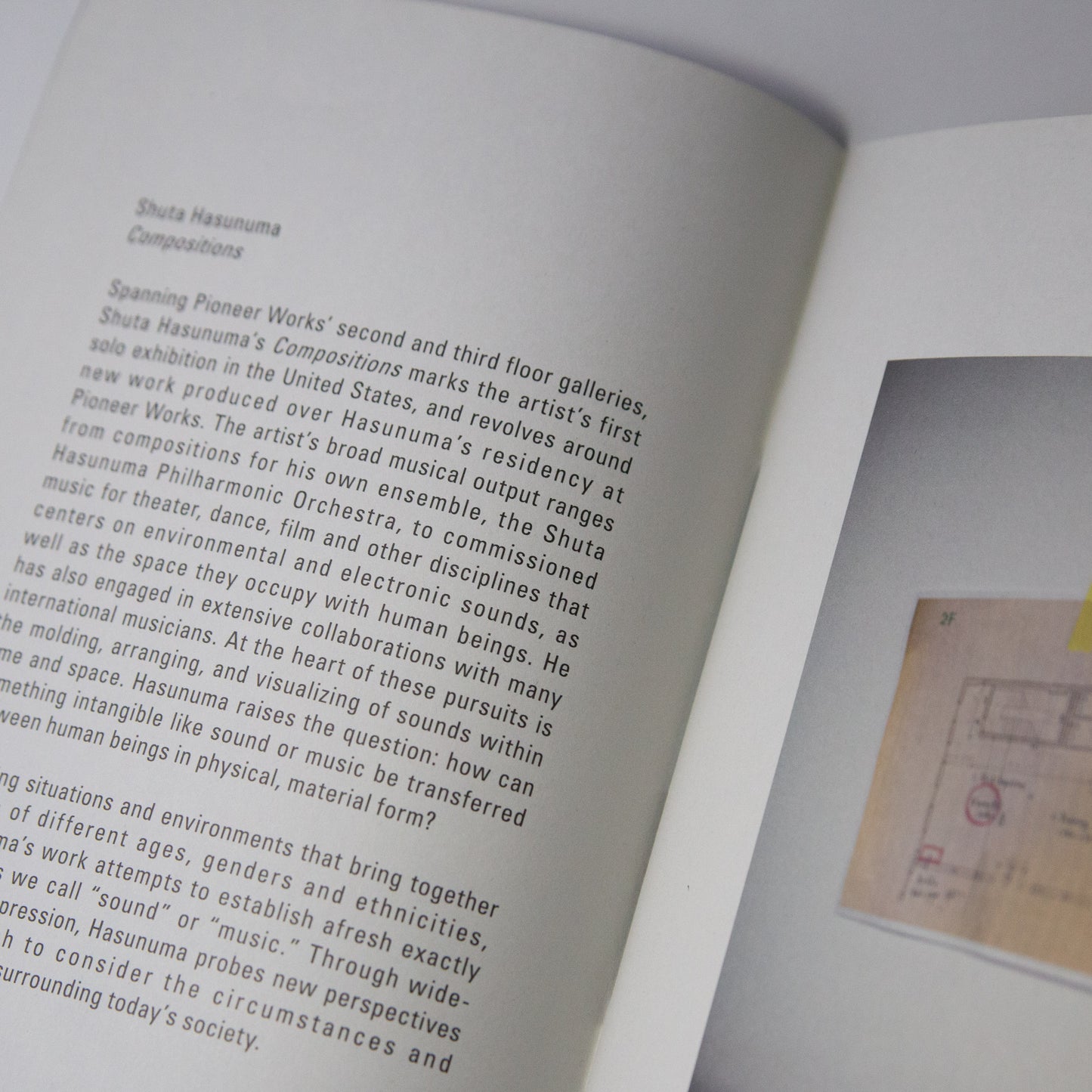 Shuta Hasunuma : Compositions at Pioneer Works (Book)